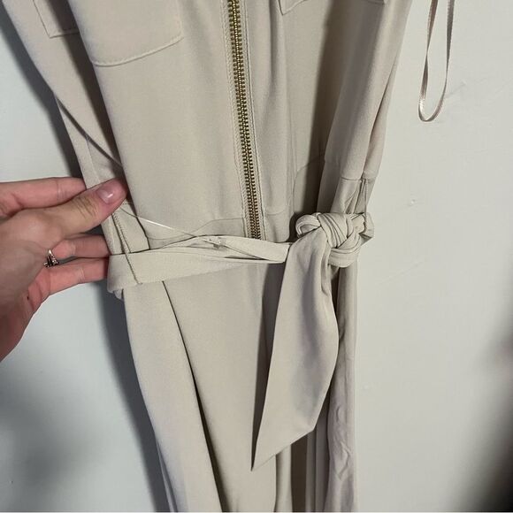 Michael Kors Tan Sleeveless Jumpsuit - Picture 3 of 7
